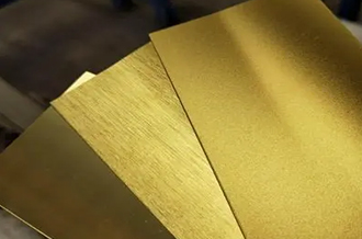 Gold Anodized Aluminum Plate