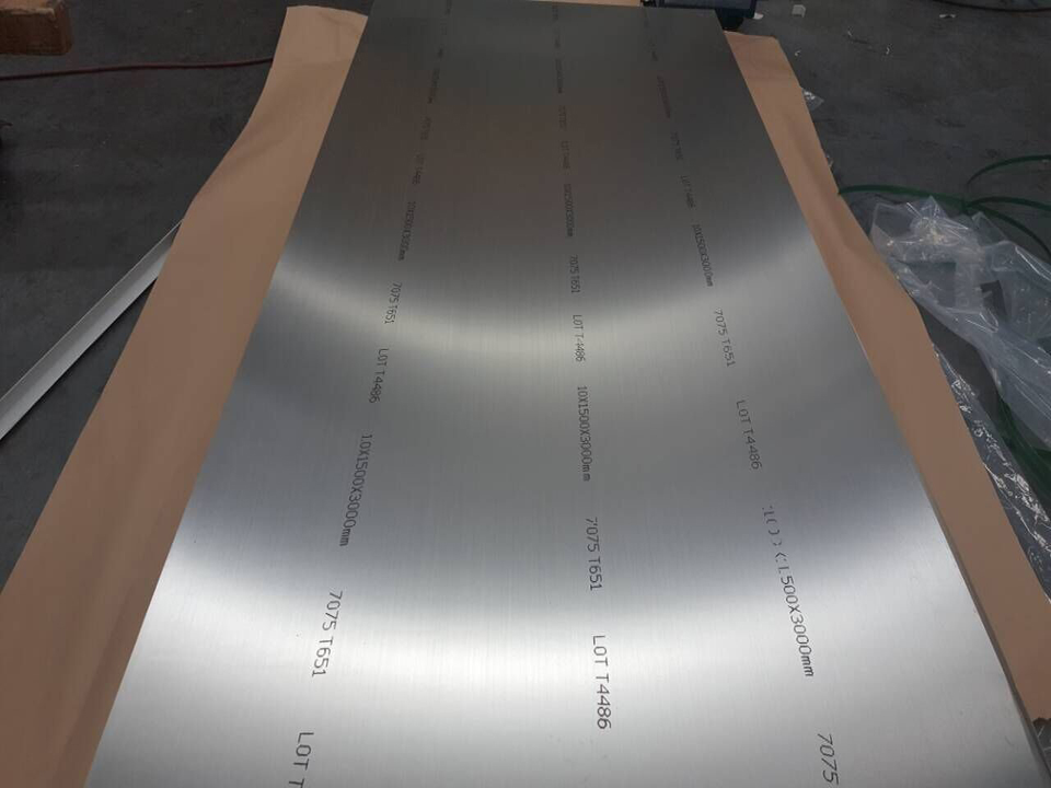Folha De Placa De Alumínio De Grau Aeroespacial 7075
