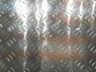 5052 Bright finish aluminium 3 bar plate sheet