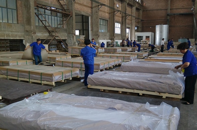 Aluminum plate delivery