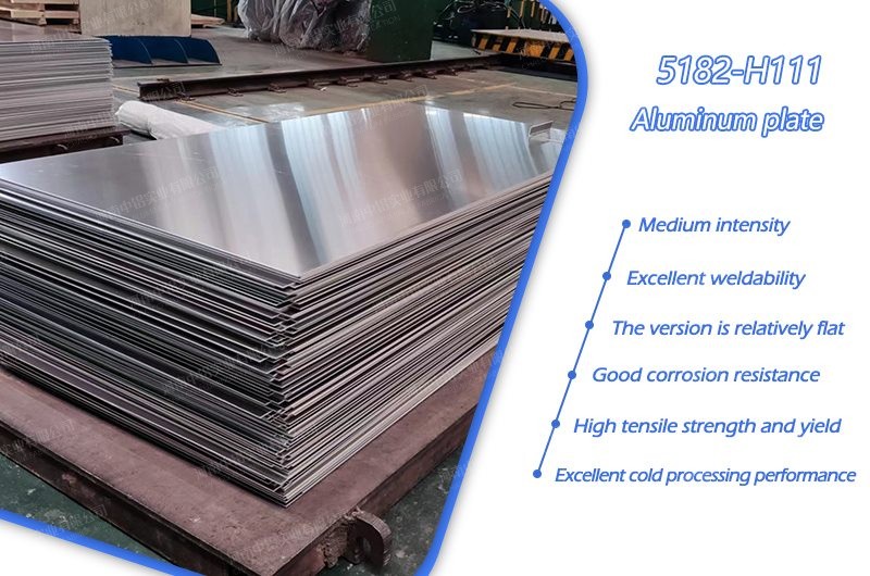 Plat aluminium 5182-H111 untuk bahan kereta tangki eksport