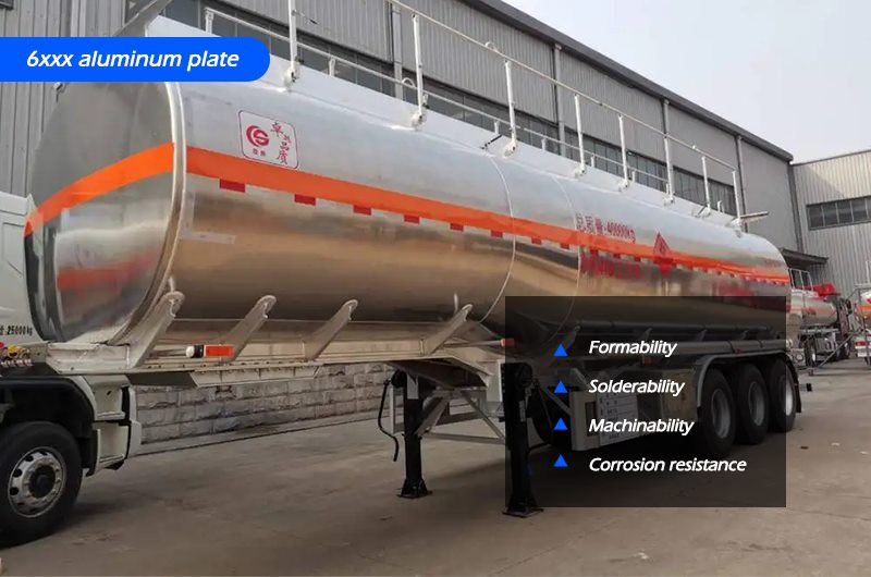 6082 aluminum plate for tank car protective bottom plate