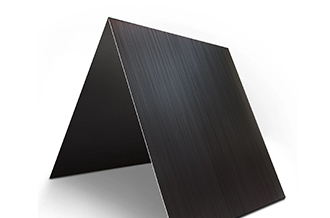 Hoja de aluminio anodizado negro