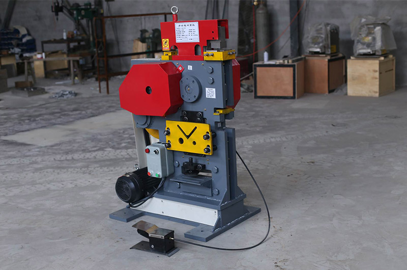 Punch and shear machine