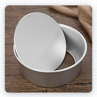Placa de aluminio anodizado para utensilios de cocina.