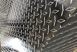 Polished aluminum diamond plate Polished aluminum diamond plate