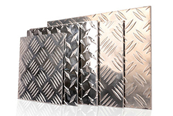 Bright checkered aluminum treat plate Bright checkered aluminum treat plate