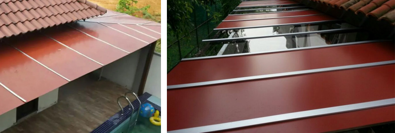 Acp roofing sheet